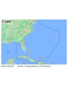 Lowrance C-MAP REVEAL - Chesapeake Bay to The Bahamas