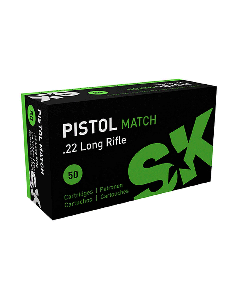Lapua SK 22LR Pistol Match 40 gr LRN 50 rounds