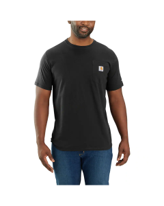 Carhartt Men's Force Midweight Relaxed Fit S/S Pocket Tee-Black