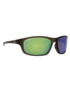 Calcutta Nautilus Sunglasses - Crystal/Olive Green Mirror