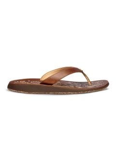 Olukai Women's Paniolo Leather Sandals - Natural
