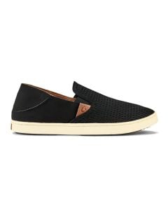 Olukai Women's Pehuea Mesh Slip-On Sneakers - Black