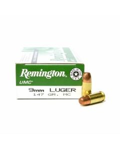 Remington 9mm 147gr FMJ 50rd - Box