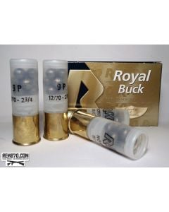 Rio Ammunition Royal Buck 20 Gauge 2.75" 1 1/8 oz 0 Buck Shot 25 Per Box