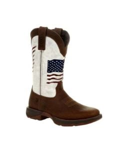 Durango Lady Rebel™ Distressed Flag Embroidery Western Boots