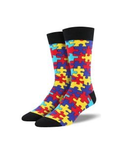SockSmith Men's "Puzzled" Multi Socks