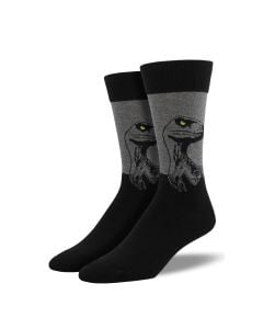 SockSmith Men's "Raptor" Heather Grey Socks