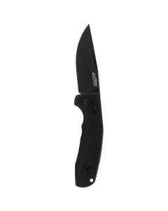 Sog Tac AU Straight Edge Folding Knife-Black