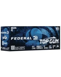 Federal Top Gun 12 Gauge 2.75" 1-1/8 oz. #8 Shot Ammo - 100/Box