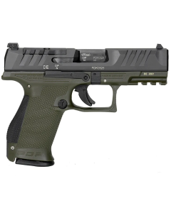 Walther PDP 9MM Compact OR Pistol Black/Green 4"