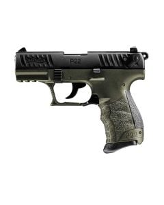 Walther P22Q Military 22LR Grn/Blk 3.42" 5120715
