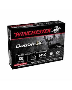 Winchester Double X 12GA 3.5in HI-Velocity 00BK Supreme