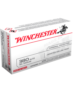 Winchester USA 380 ACP 95 Gr JHP 50/Box