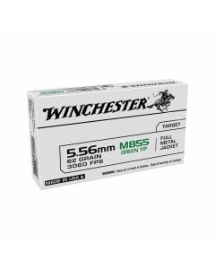 Winchester 5.56 M855 Green Tip FMJ 50/Box