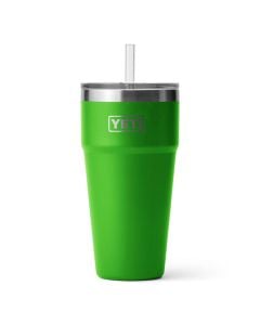 YETI Rambler 26 oz. Stackable Cup w/Straw Lid-Canopy Green