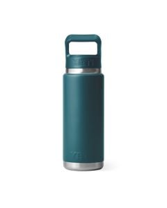 Yeti Rambler 26 oz. Water Bottle w/Color-Matched Straw Cap - Agave Teal
