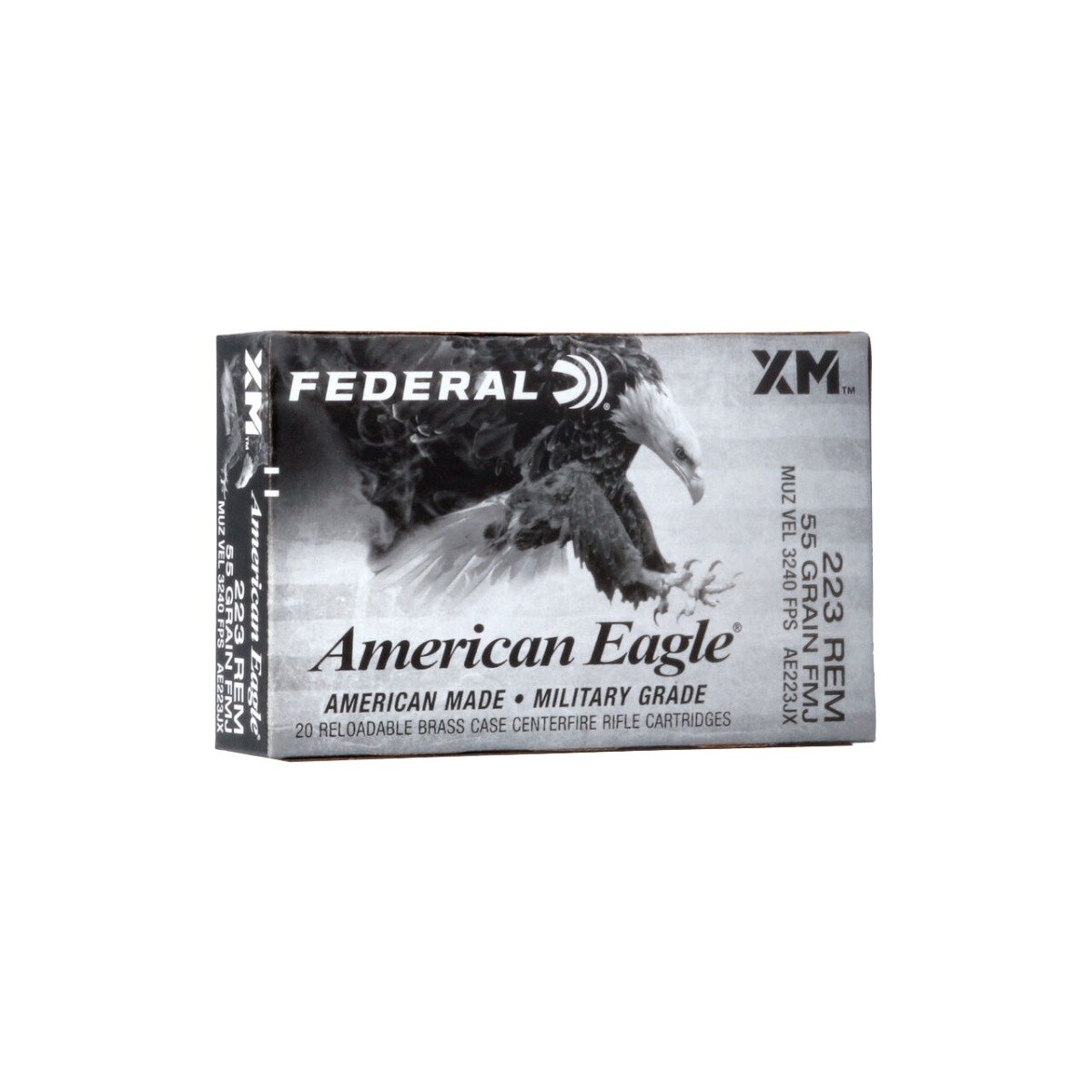Federal American Eagle XM FMJ Ammo