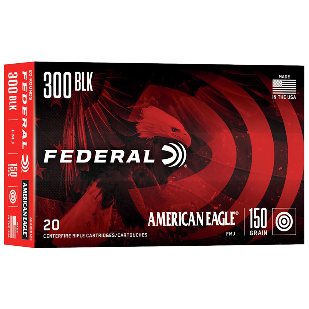 Federal American Eagle Boat-Tail FMJ Ammo