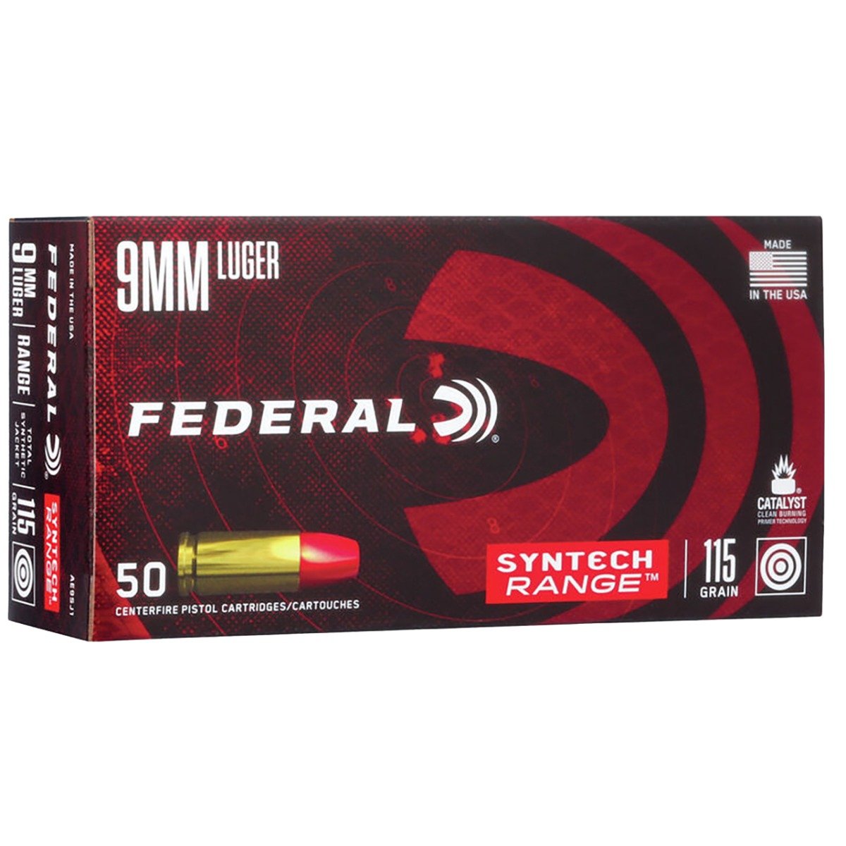 Federal Syntech Range Luger Jacket Ammo