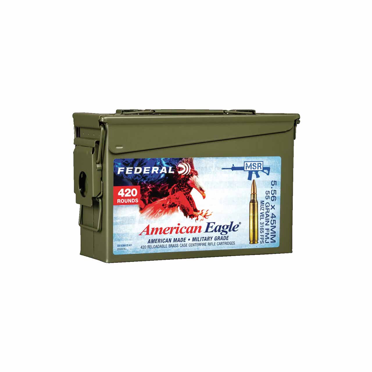 Federal Can FMJ Ammo